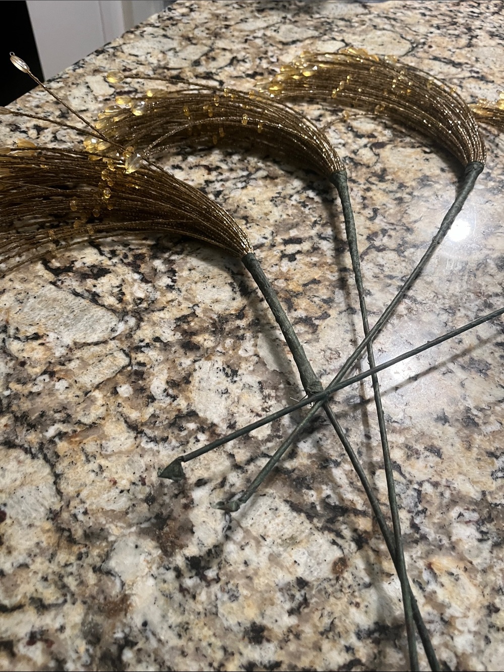 Set of 4 Gold Decorative Spray Stems - Dillard’s